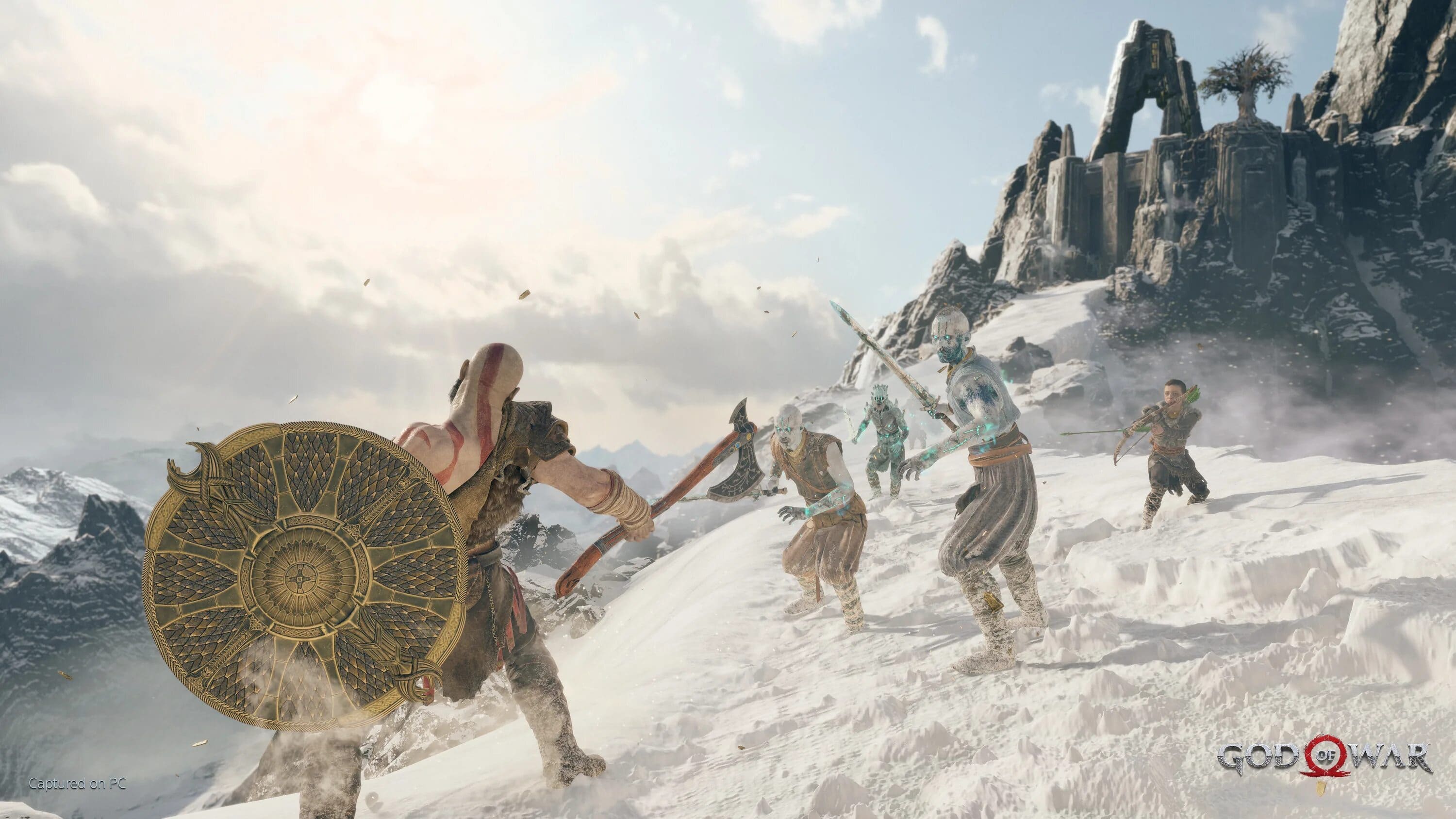 God of War'dan bir sahne